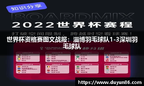 世界杯资格赛图文战报：淄博羽毛球队1-3深圳羽毛球队